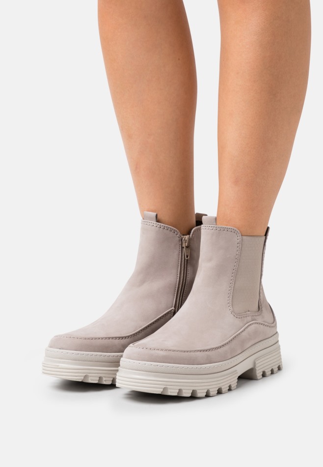 Gabour Gris | Bottine De Cow-boy/motard Exclusive